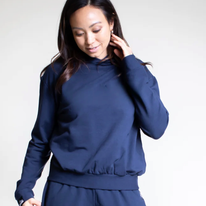 Olive + Splash BOMBER Bamboo Hoodie