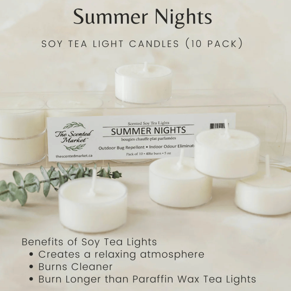 The Scented Market - Summer Nights Tea Lights (Set of 10)