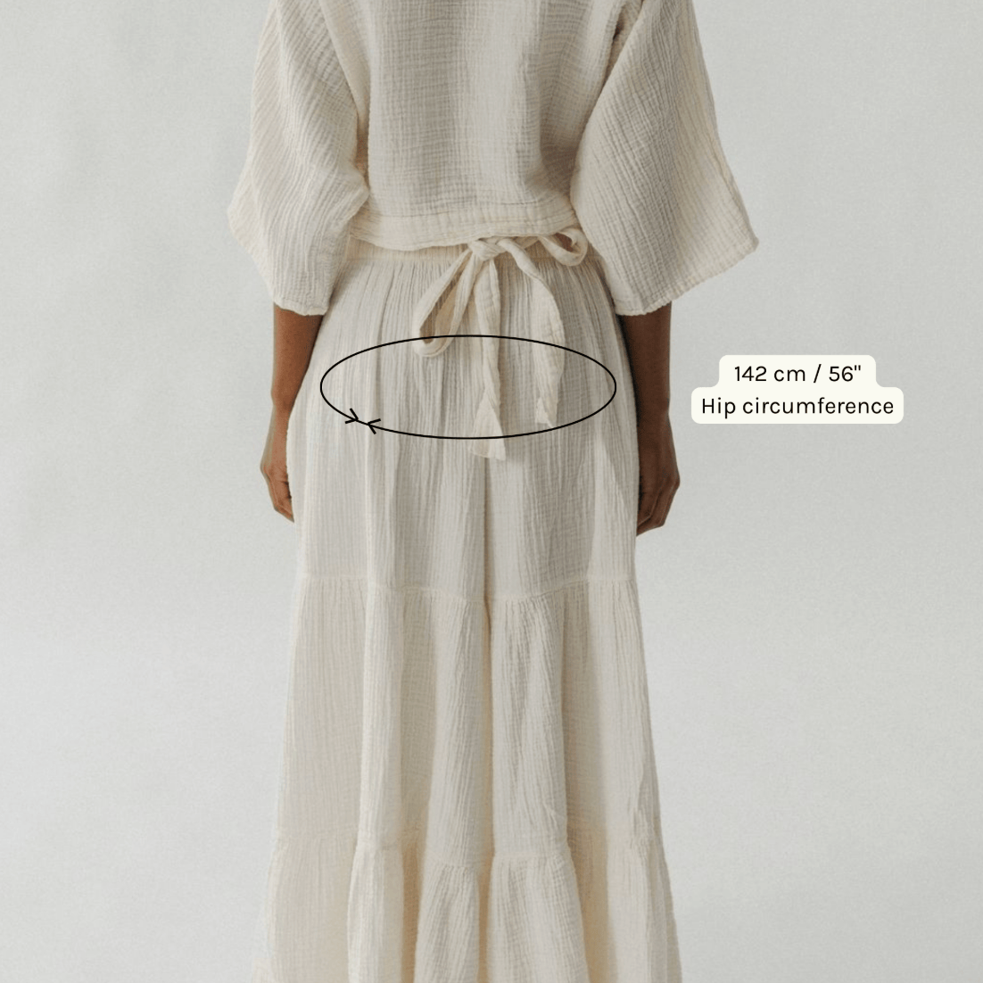 Pokoloko - Turkish Cotton Crinkle Skirt Pants