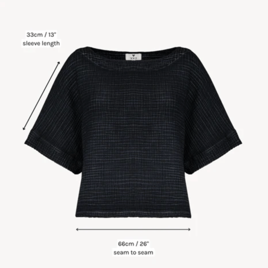 Pokoloko - Turkish Cotton PLUS Crinkle Boat Top