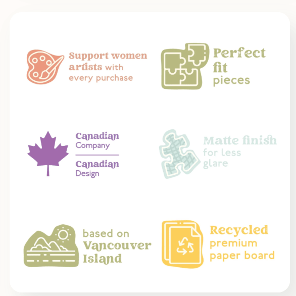 Villager Puzzles - SALT SPRING ISLAND SWIM 1000-Piece Puzzle for Adults Designed in Canada by Anja Jane