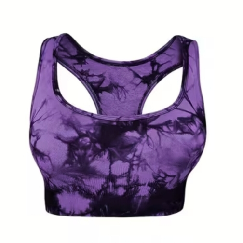 Run Free by Vee - Grey Tie Dye Bra