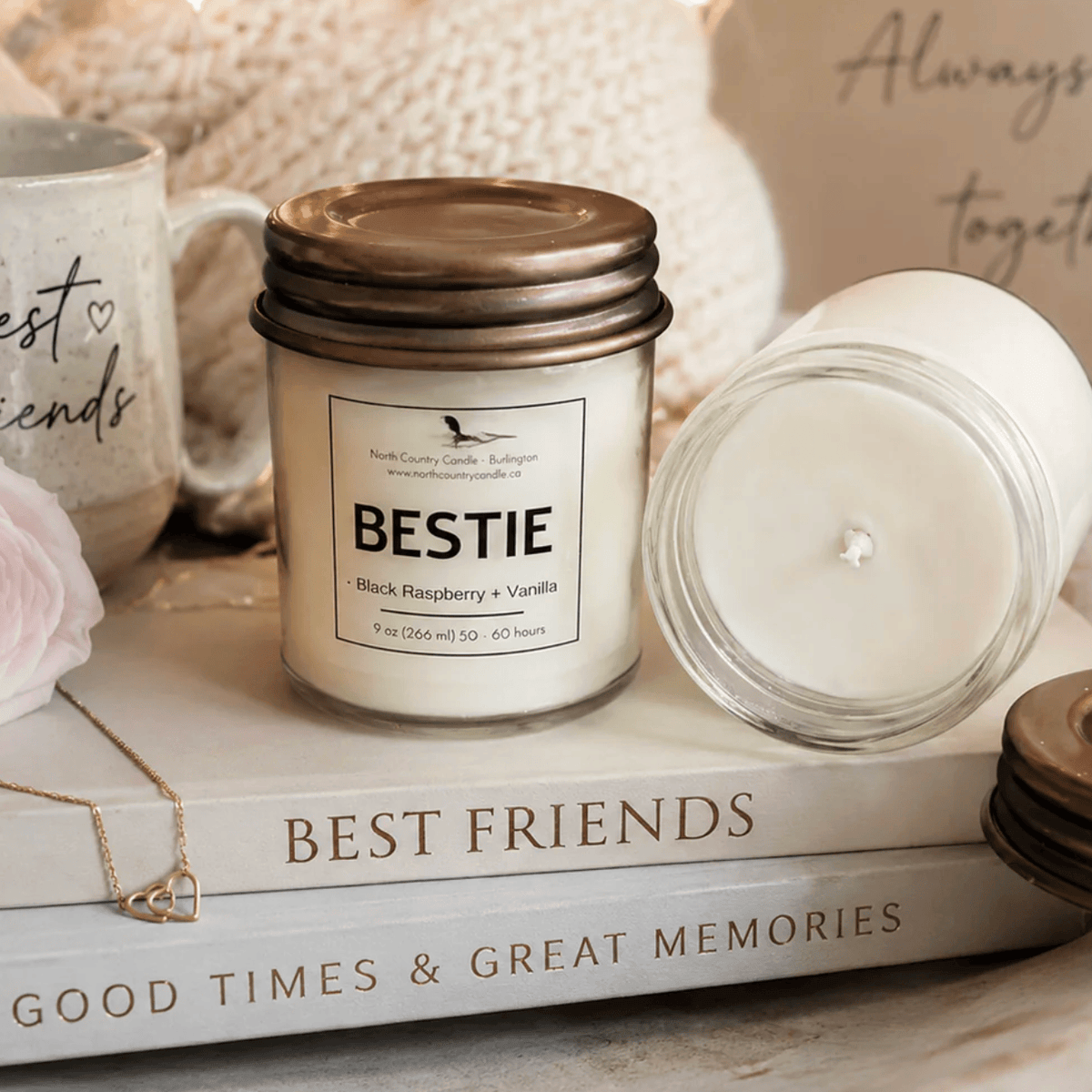 North Country Candle - SCENTIMENTS Soy Wax Candle with Copper Lid