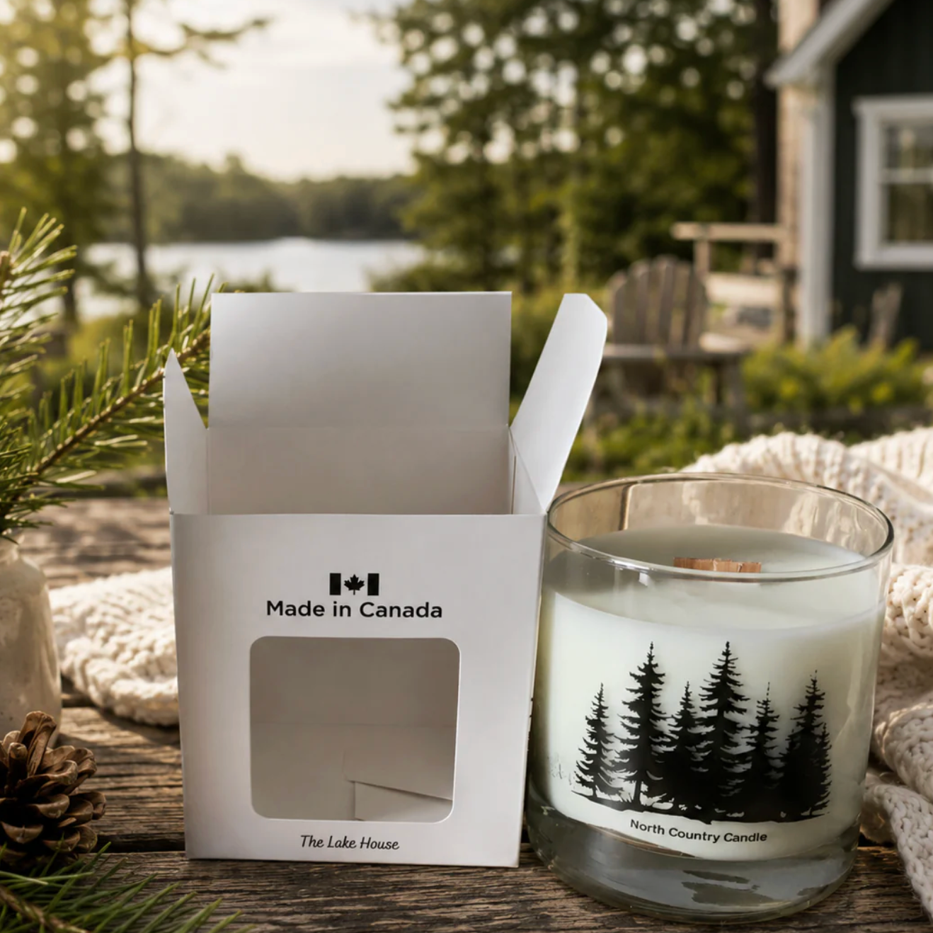 North Country Candle - Whisky Glass Soy Wax Candle