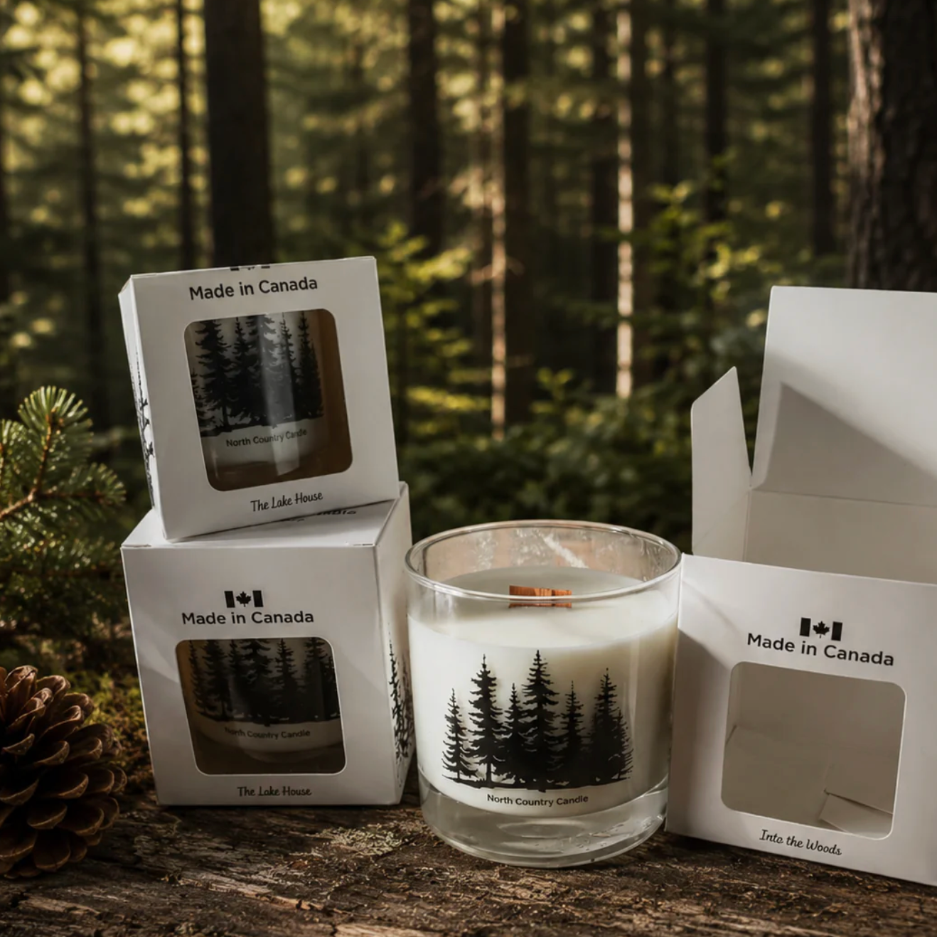 North Country Candle - Whisky Glass Soy Wax Candle