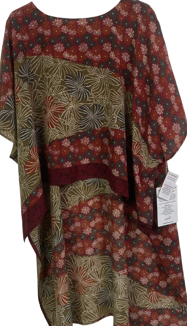 sariKNOTsari Avatar Pure Silk Hi-Lo Top