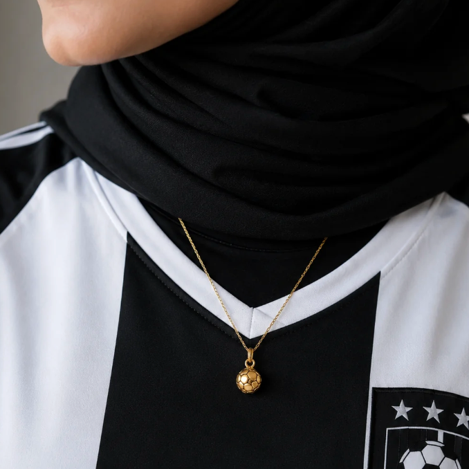 Sunbalm Jewelry - Sport Necklace SOCCER