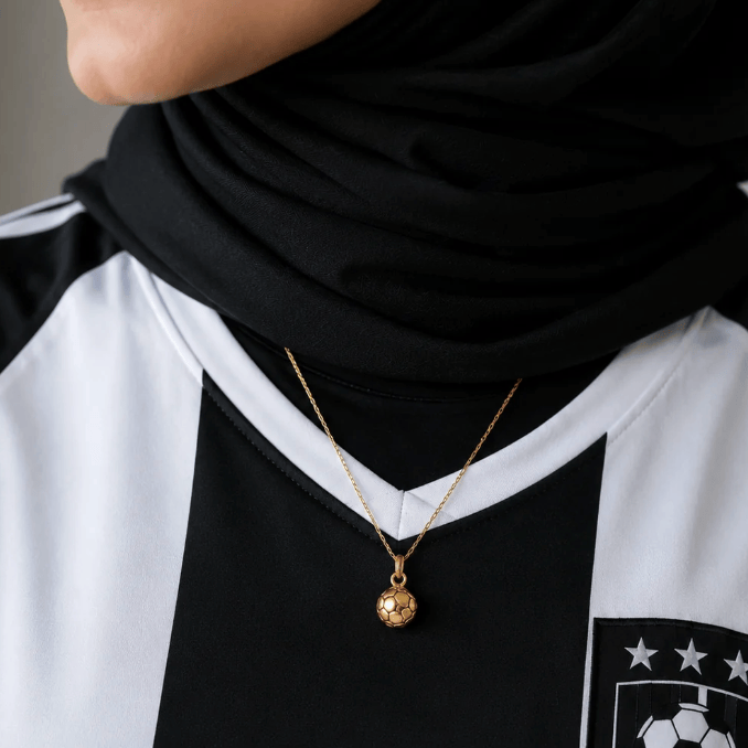 Sunbalm Jewelry - Sport Necklace SOCCER