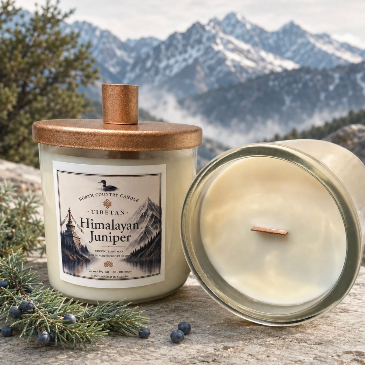 North Country Candle - Tibetan Collection HIMALAYAN JUNIPER Soy Wax Candle