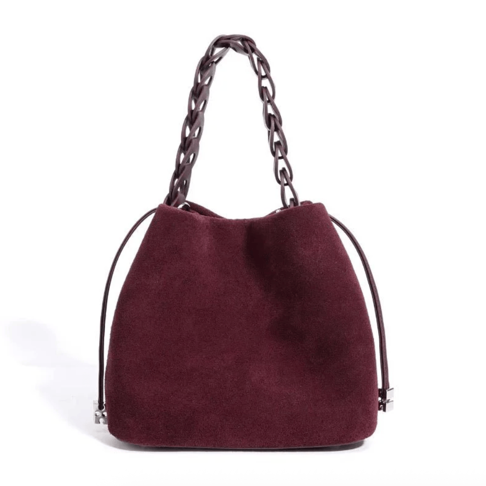 preneLOVE TRINITY Genuine Leather / Suede Mini Bucket Bag