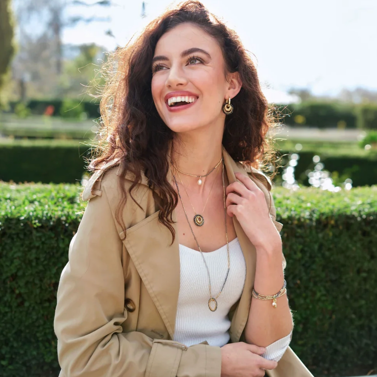 Savuti HAYLEY Necklace Gold Black