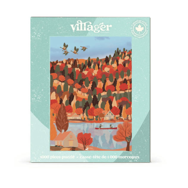 Villager Puzzles - CHANGING SEASONS 1000-Piece Puzzle for Adults Designed in Canada by Marie-Laure Plano