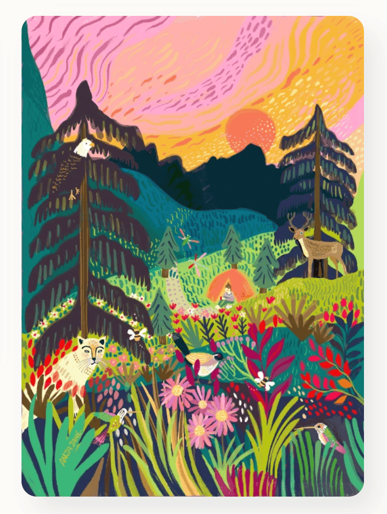 Villager Puzzles - MANNING PARK 1000-Piece Puzzle for Adults Designed in Canada by Anja Jane