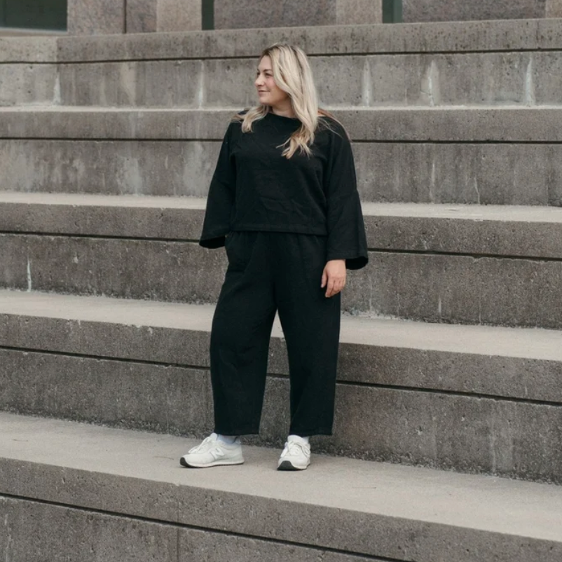 Pokoloko - Loft Cotton Crop Barrel Pants