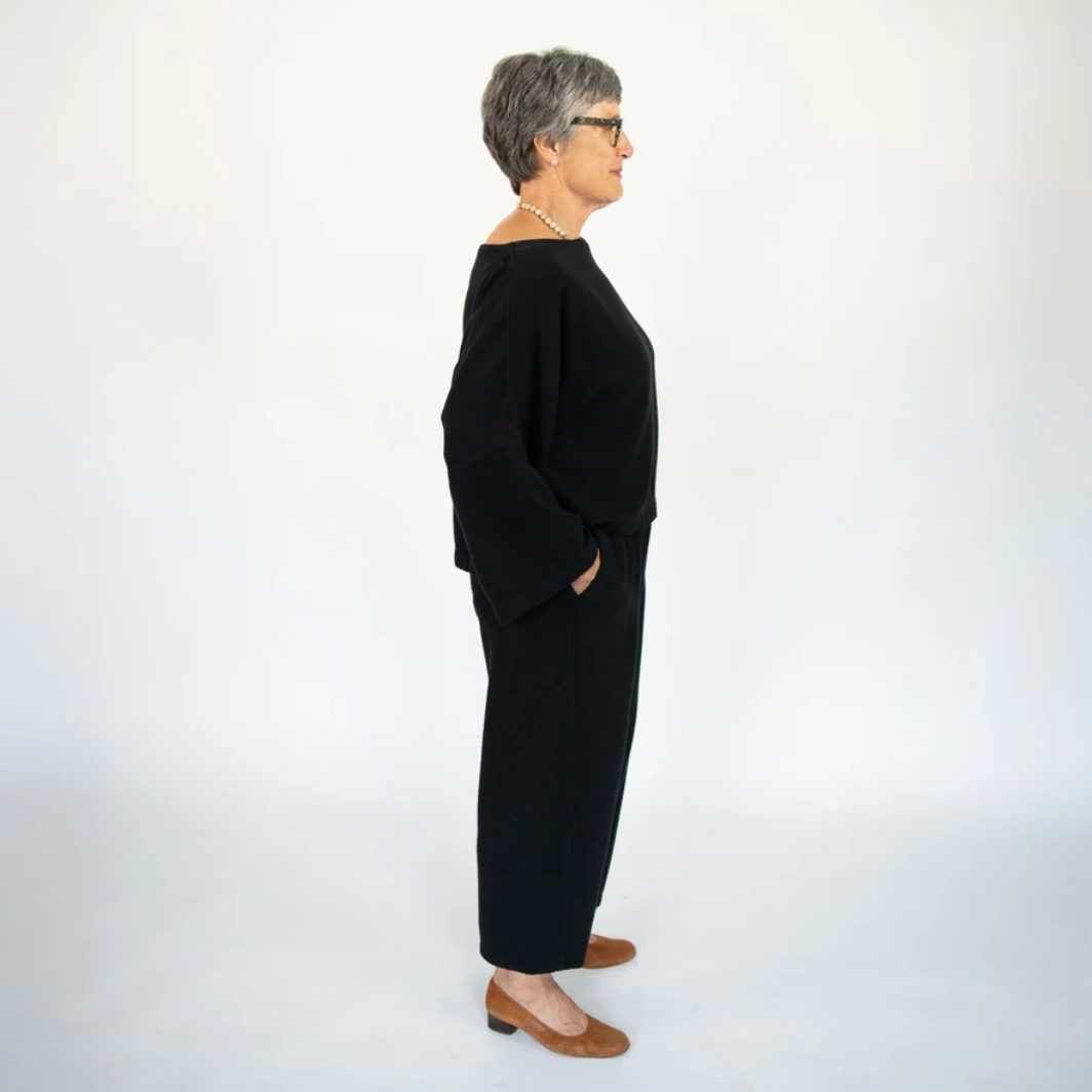 Pokoloko - Loft Cotton Crop Bell Sleeve Top