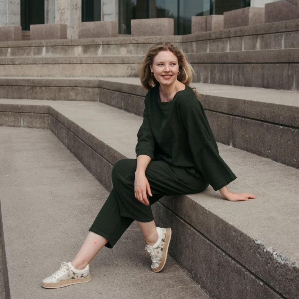 Pokoloko - Loft Cotton Crop Barrel Pants