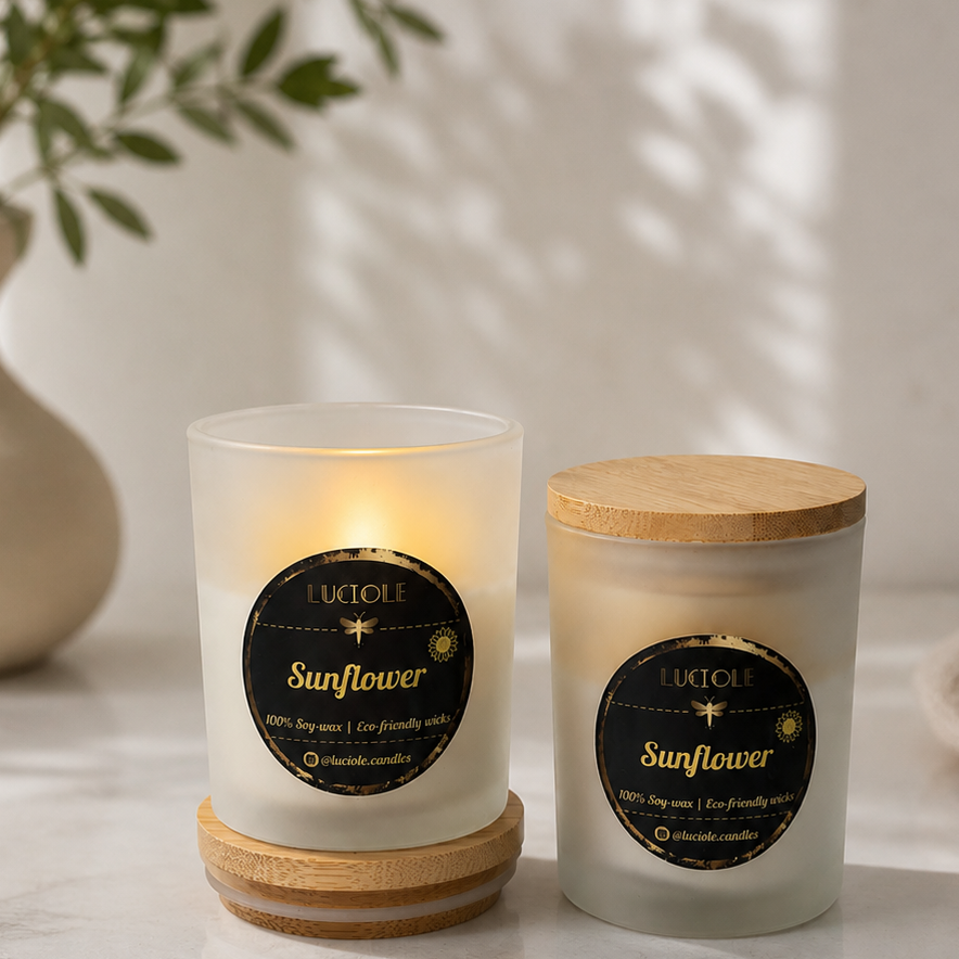 Luciole Candles - Sunflower Soy Wax Candle (7oz)