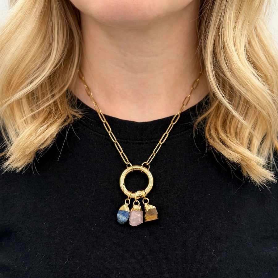Mayuri's Beads - TAURUS Trinity Birthstone Necklace