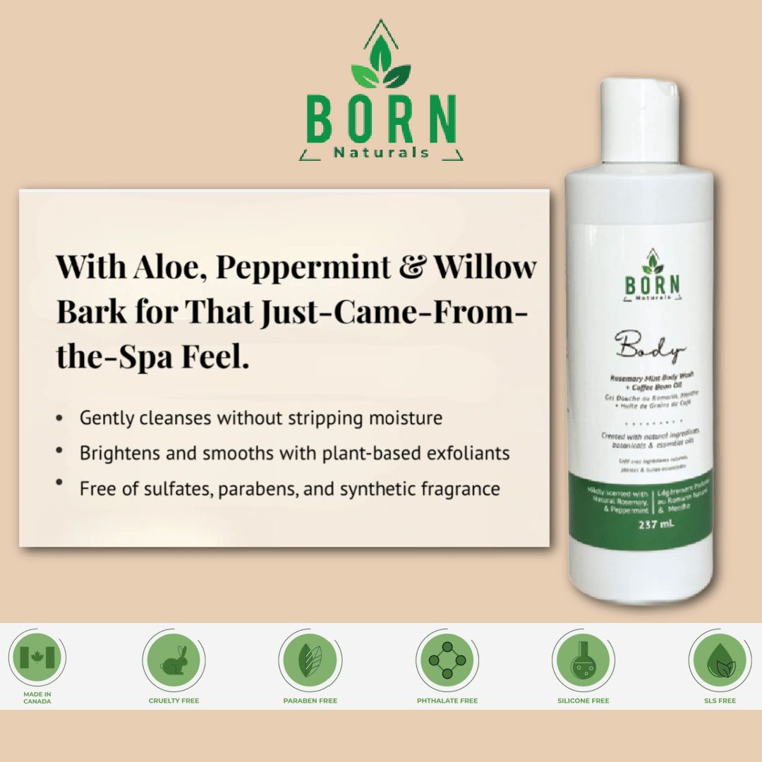 Born Naturals BODY Rosemary Peppermint Daily Wash