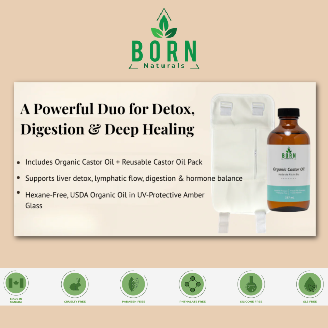 Born Naturals Castor Oil Pack