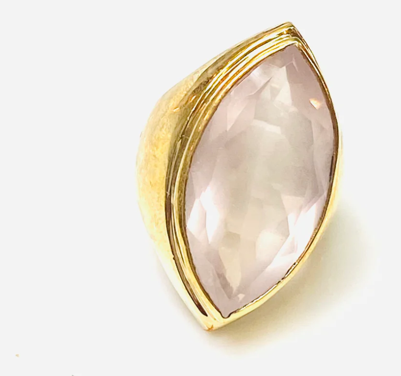 Love Not Fear HIGH PRIESTESS Gemstone Ring