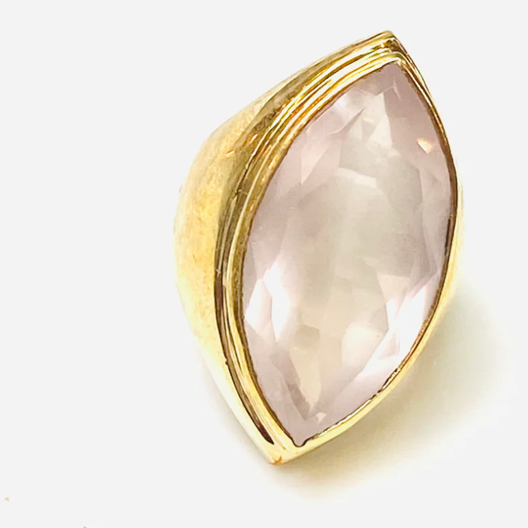 Love Not Fear HIGH PRIESTESS Gemstone Ring