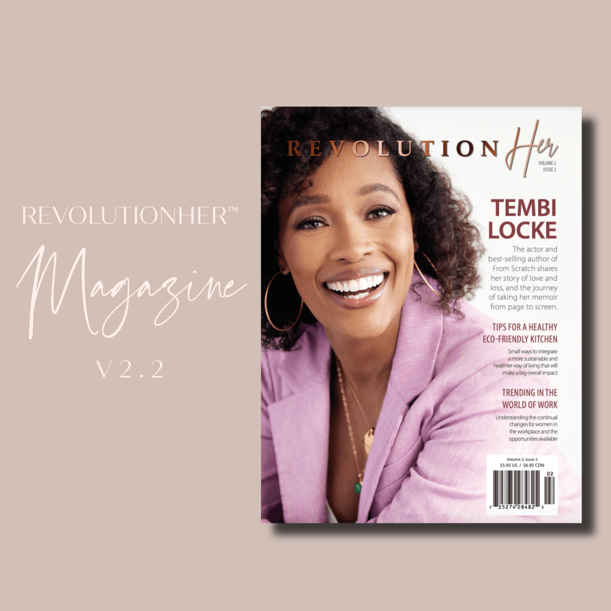 RevolutionHer™ Magazine V2.2 featuring Tembi Locke