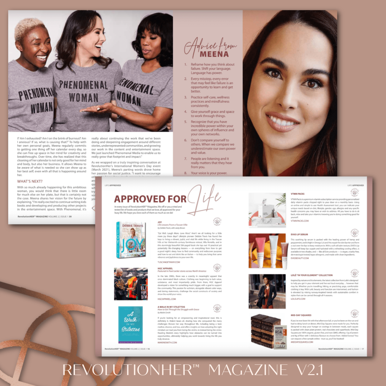 RevolutionHer™ Magazine V2.1 featuring Meena Harris