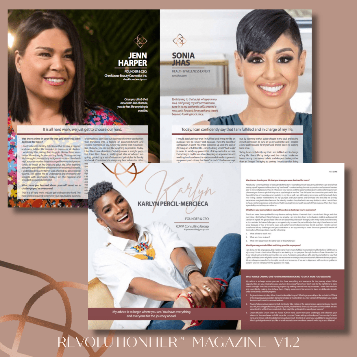 RevolutionHer™ Magazine V1.2 featuring Sarah Nicole Landry