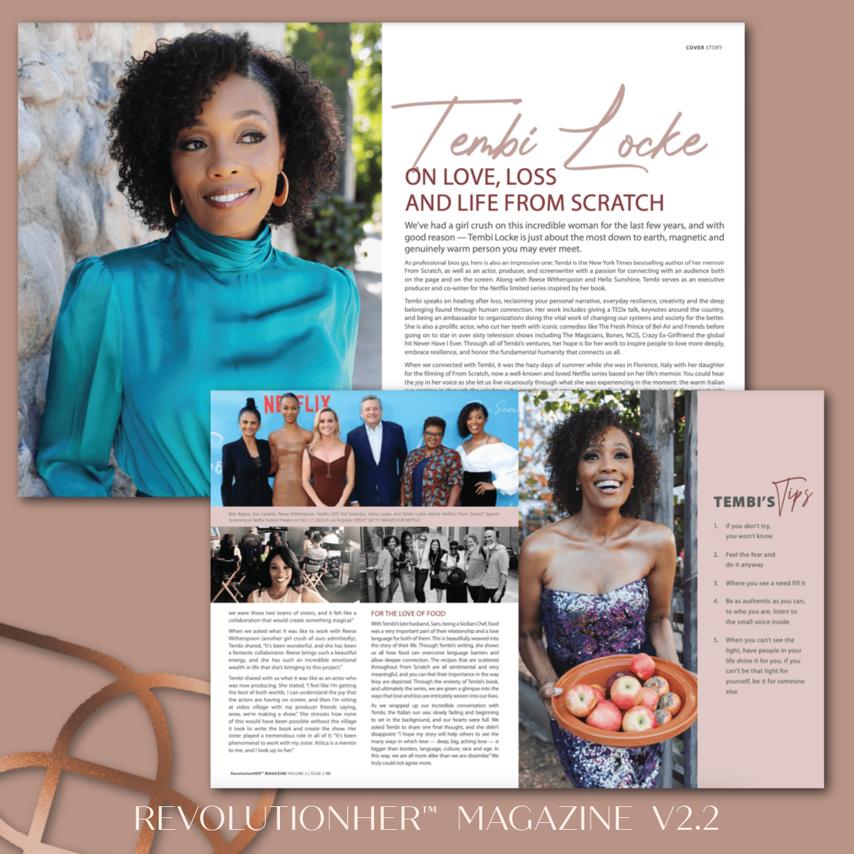 RevolutionHer™ Magazine V2.2 featuring Tembi Locke