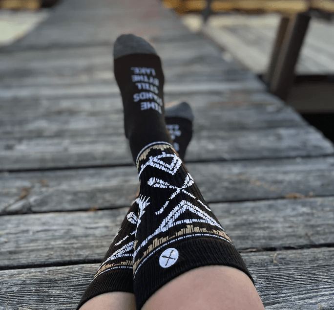 Canoe & Lake Cabin Socks
