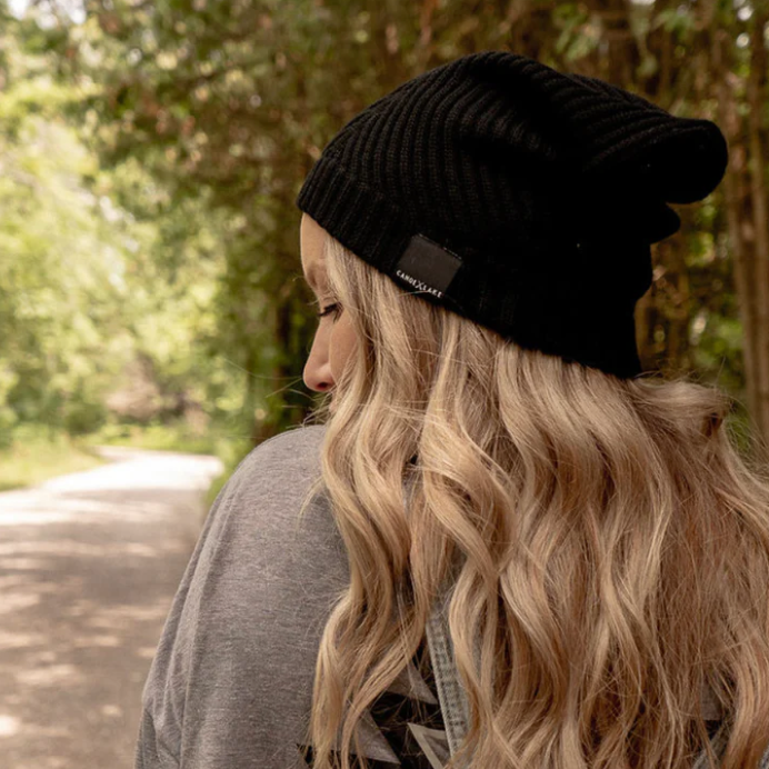 Canoe & Lake Portage Beanie (100% Merino Wool)