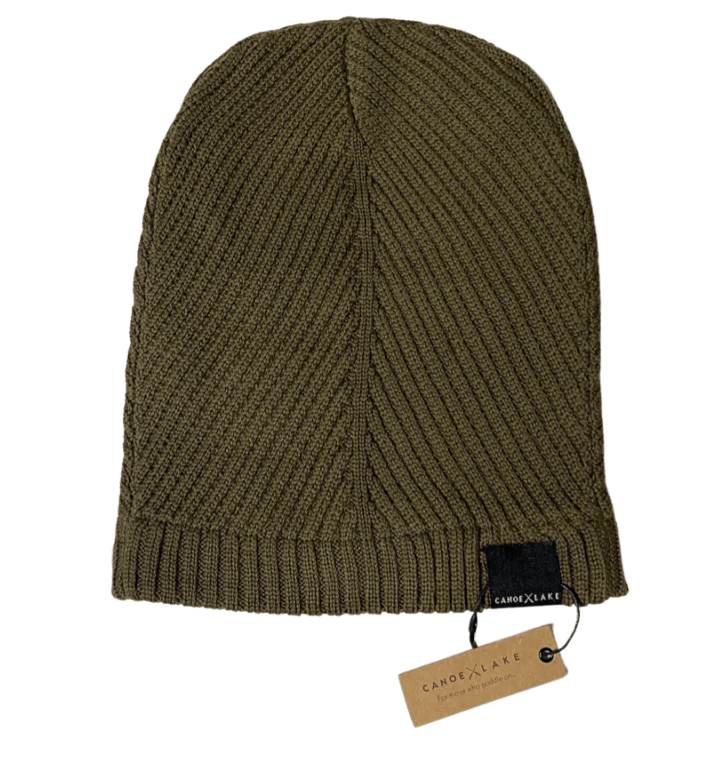 Canoe & Lake Portage Beanie (100% Merino Wool)