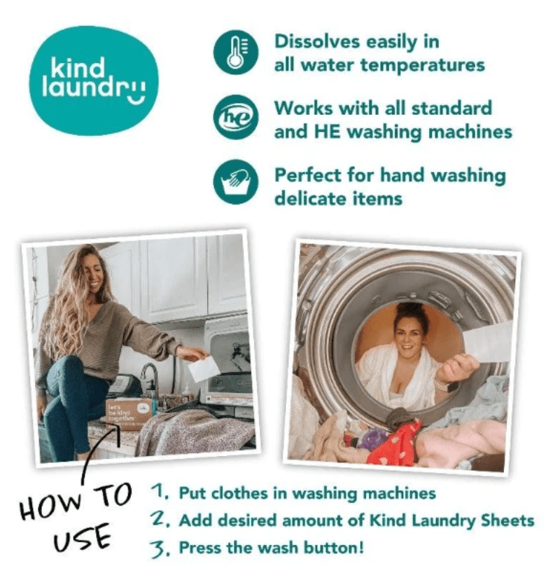 Kind Laundry Sheets (60 Loads)