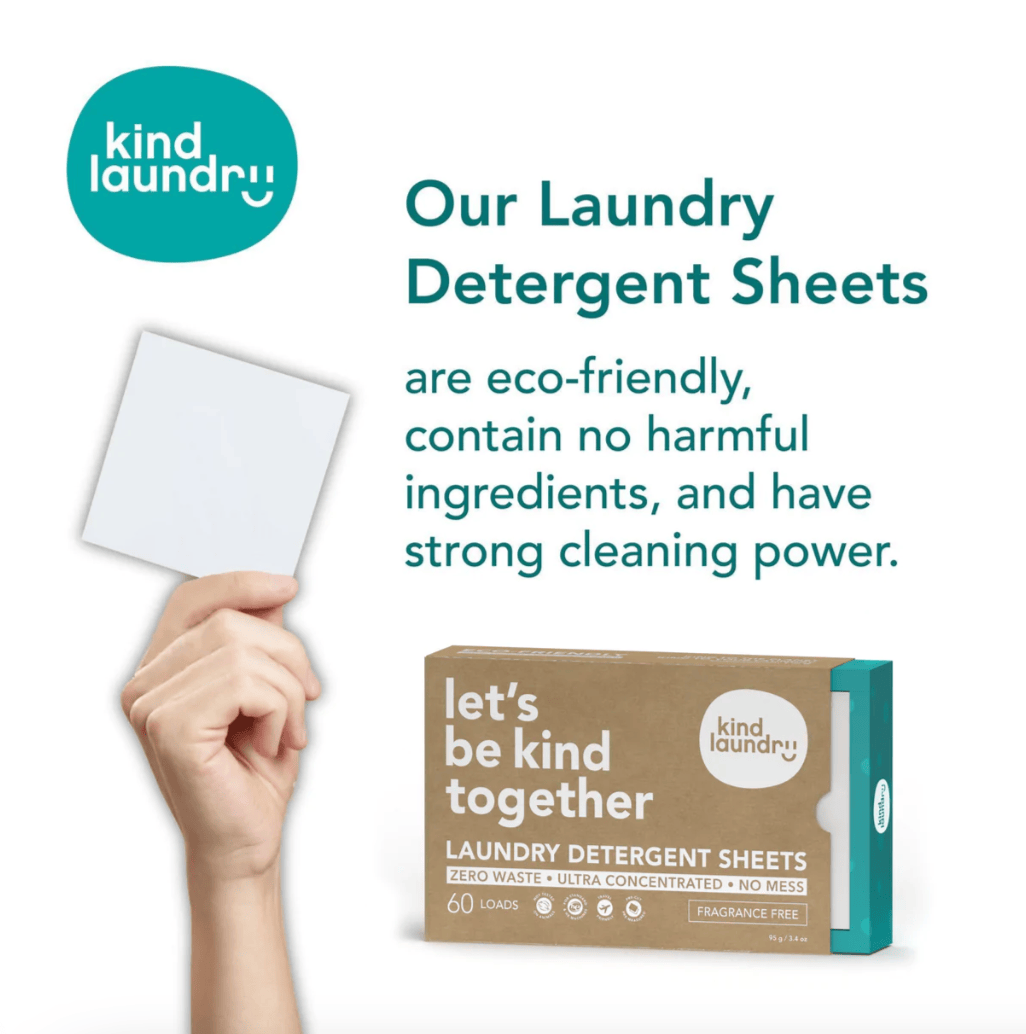 Kind Laundry Sheets Travel Pack (6 Loads)