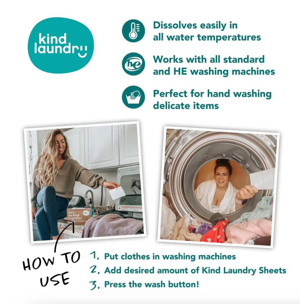 Kind Laundry Sheets Travel Pack (6 Loads)