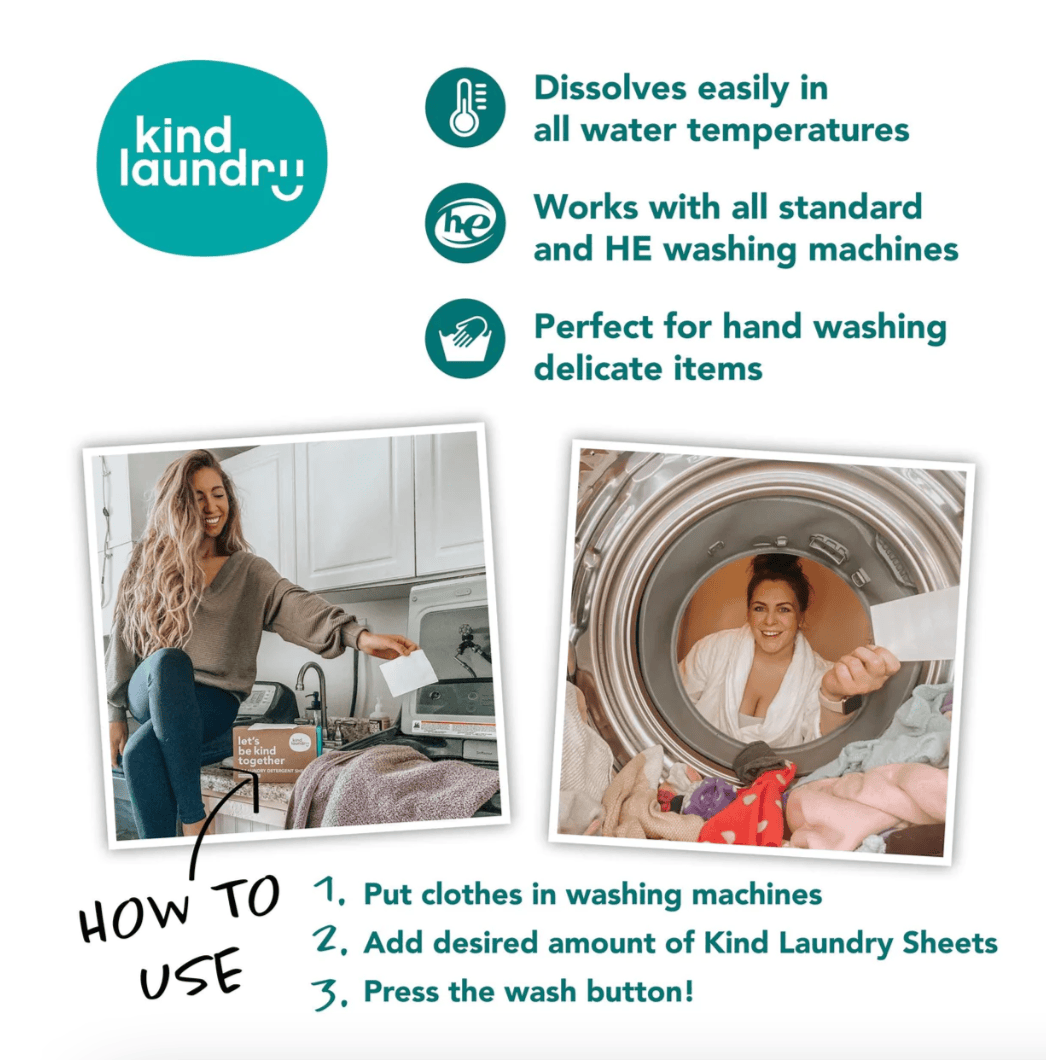 Kind Laundry Sheets Travel Pack (6 Loads)