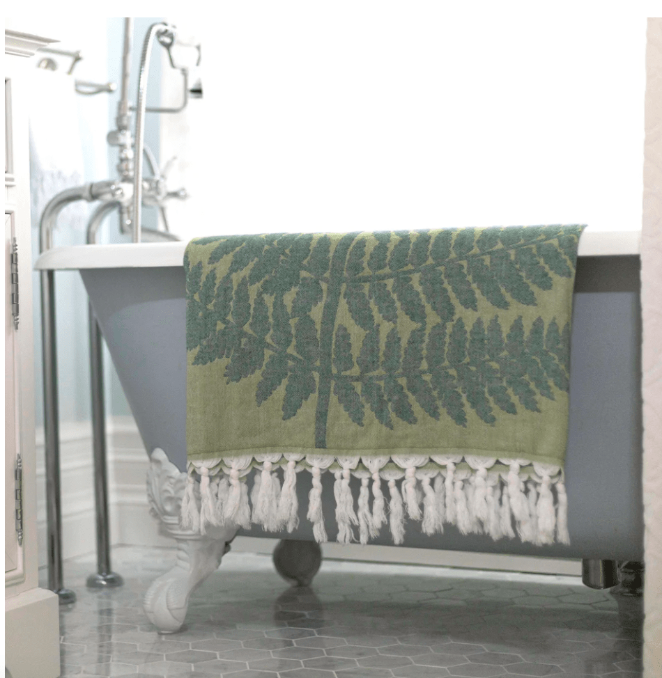 Pomp Sass Turkish Body Towel Fern Green