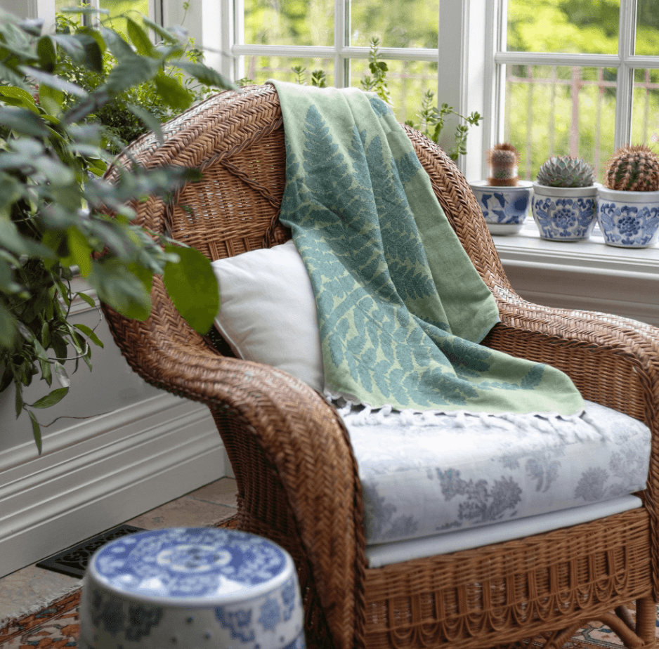 Pomp & Sass Turkish Body Towel - Fern Green