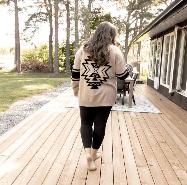 Canoe & Lake Southwest Dockside Knit Cardi (100% Cotton)