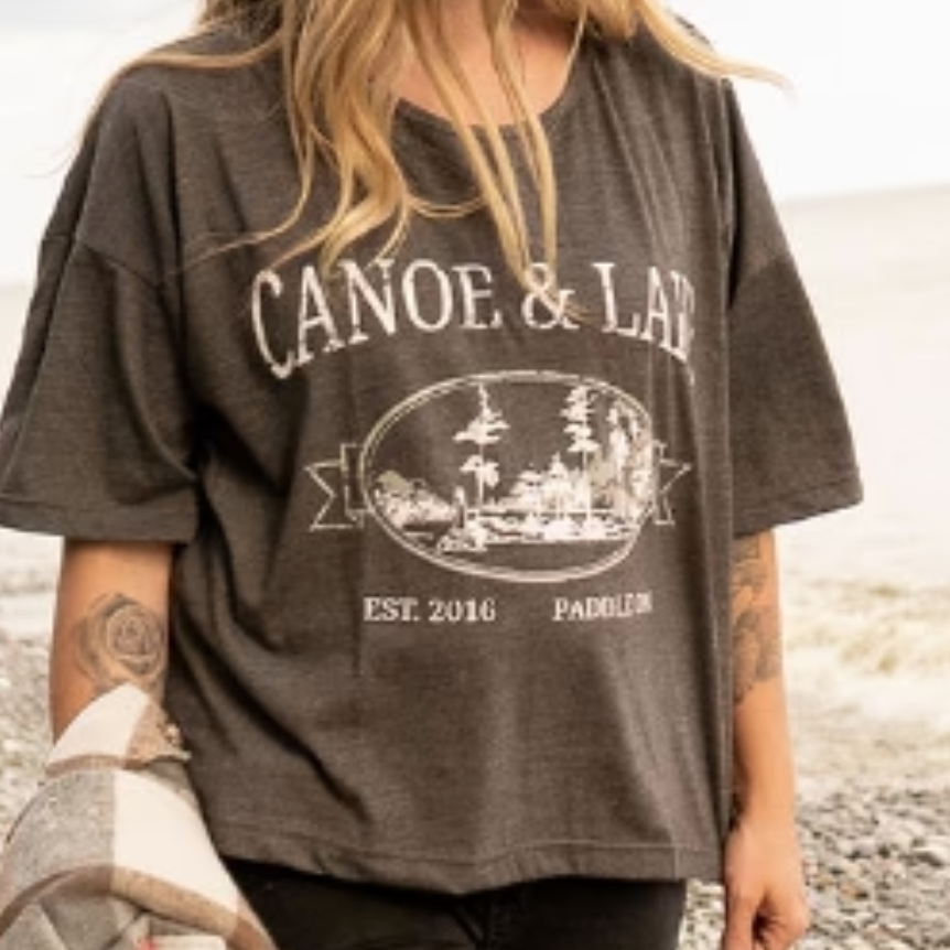 Canoe & Lake Weekender Boxy Tee