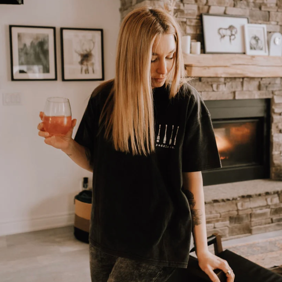 Canoe & Lake Mineral Wash Festival Tee