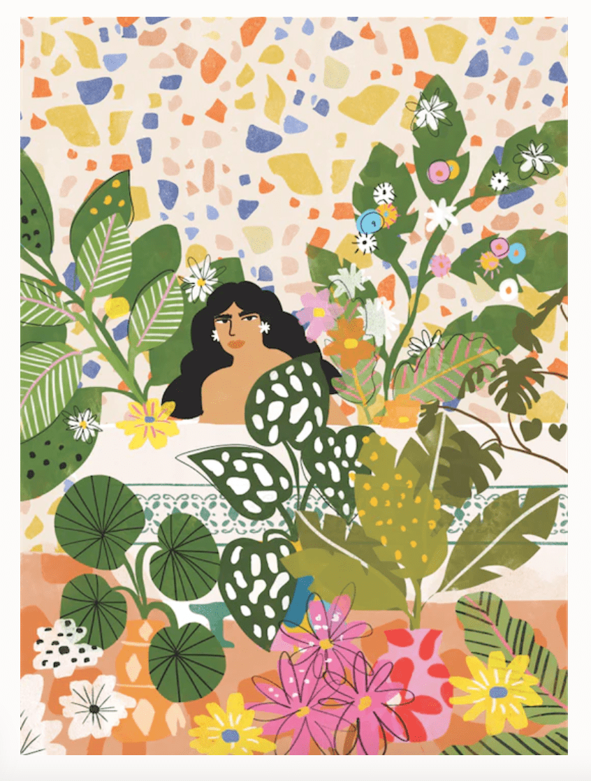 JIGGY Puzzles - Bathing With Flowers