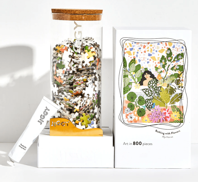 JIGGY Puzzles - Bathing With Flowers