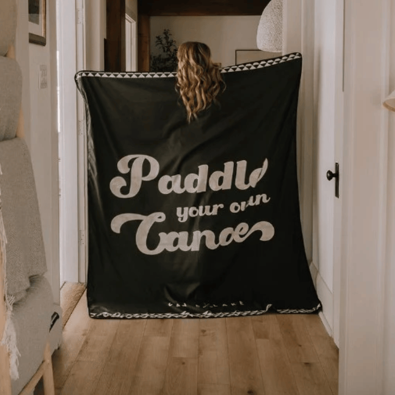 Canoe & Lake Quick-Dry Throw (Black/Southwest)