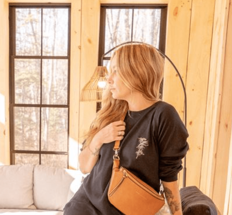 Canoe & Lake Waffle Long Sleeve