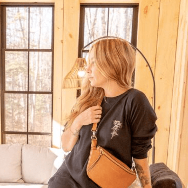 Canoe & Lake Waffle Long Sleeve