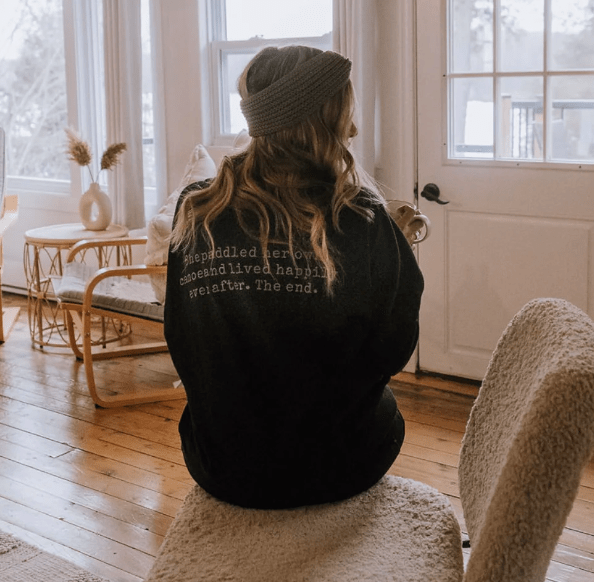 Canoe & Lake Waffle Long Sleeve