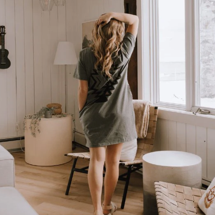 Canoe & Lake Camp Tee Dress