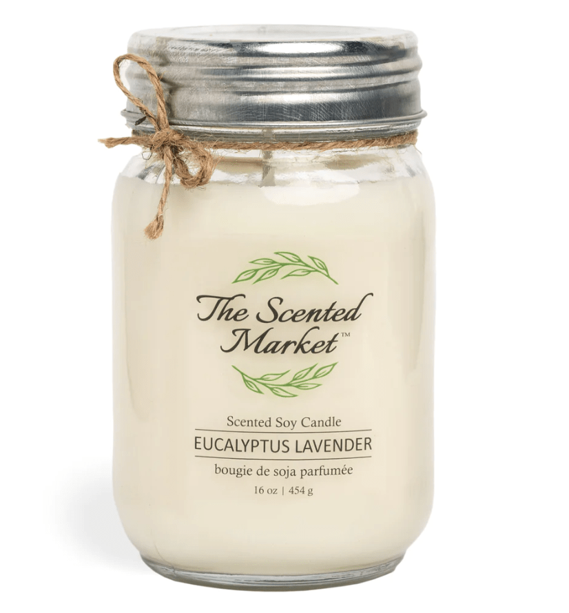 The Scented Market - EUCALYPTUS LAVENDER Soy Wax Candle